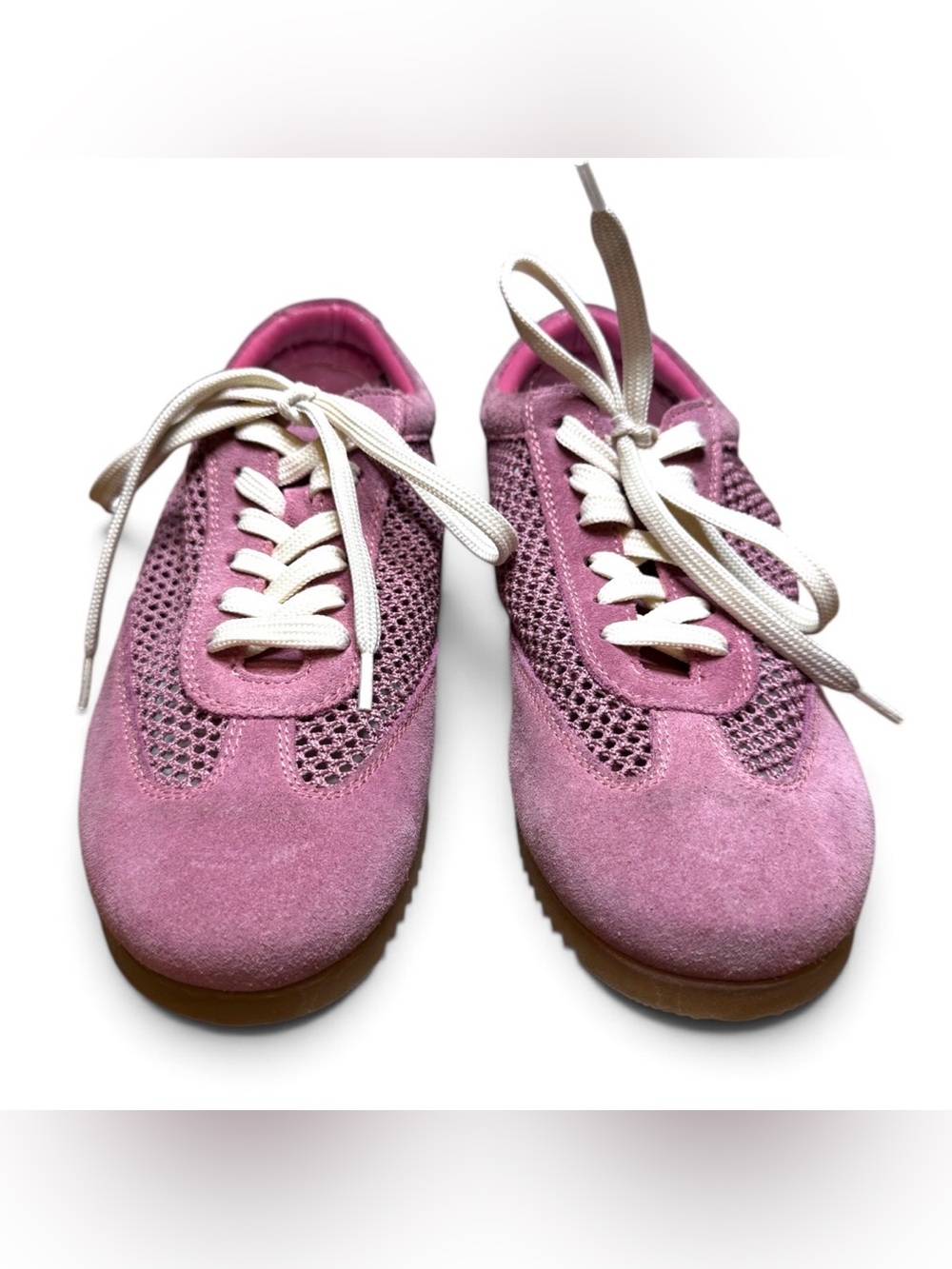 Seychelles Leather Perforated Lace Up Sneaker -Naples